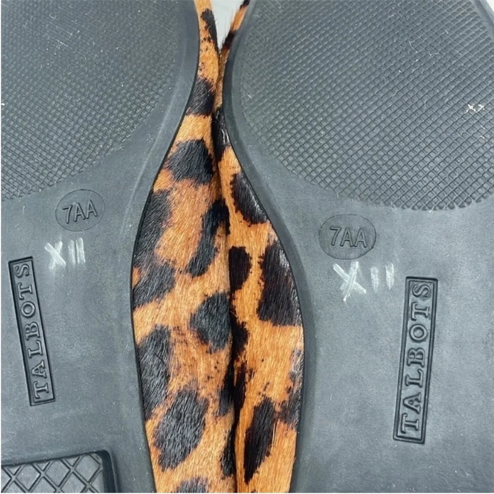 NEW! Talbots Francesca Driving Moccasins - Leopard Print Calf Hair. 7AA. - Picture 14 of 14